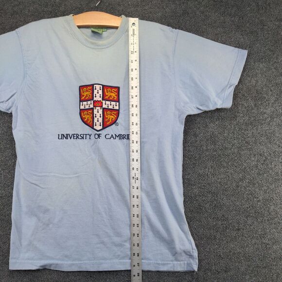 University of Cambridge Womens T-Shirt Blue Size Large Short Sleeve Crew Neck - Picture 14 of 16